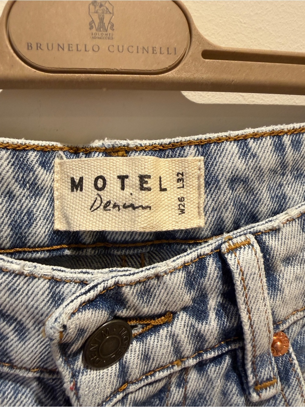 Motel Rocks Roomy Extra Wide Low Rise Jeans size 26 - Picture 7 of 11